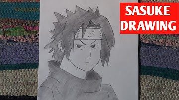 How to Draw Sasuke Uchiha from Naruto - Easy Anime Drawing Tutorial