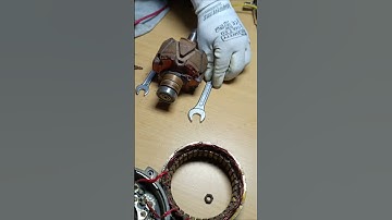 Alternator electromagnetic Rotor testing #shorts #alternator #automobile