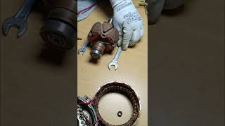 Alternator electromagnetic Rotor testing #shorts #alternator #automobile