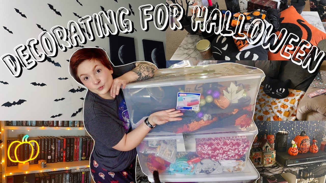 CLEANING/DECORATING MY APARTMENT FOR HALLOWEEN🎃👻