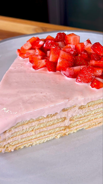 Carlota de Fresa Recipe #shorts