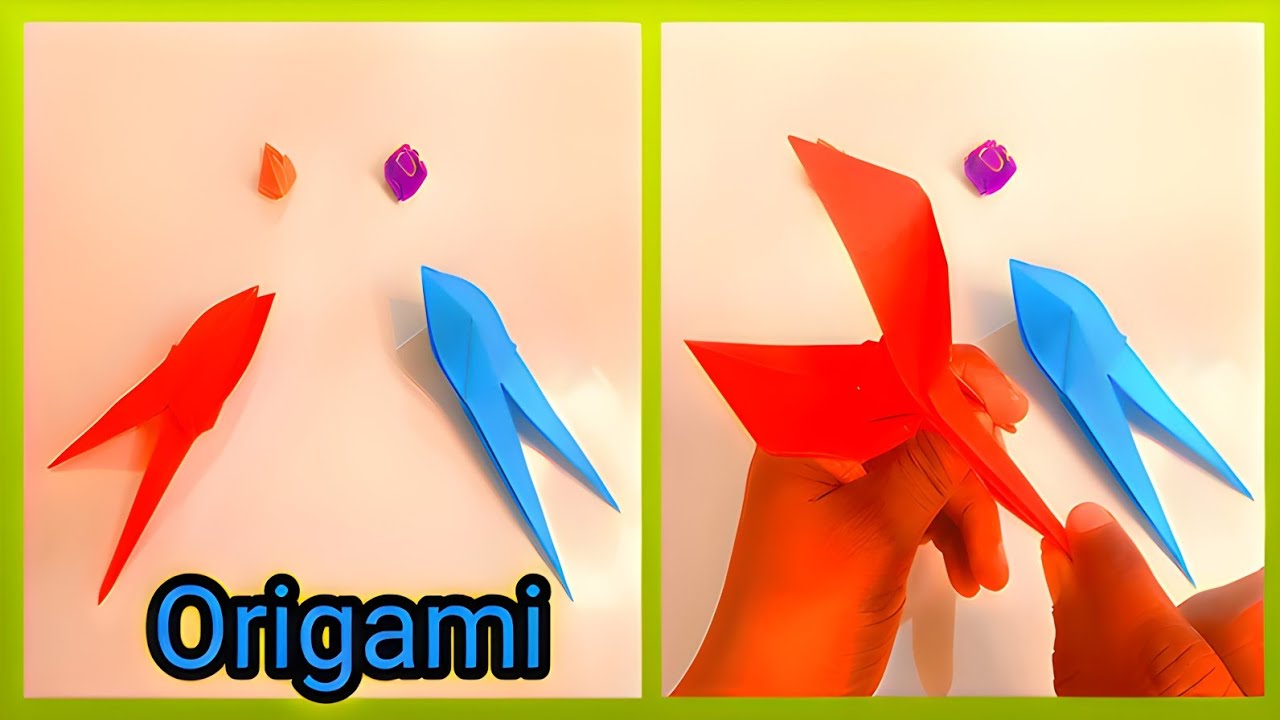 Origami Paper Toy | Easy Step by Step Tutorial 🧹 | Paper Cleaning Toy Tutorial | Easy Paper    