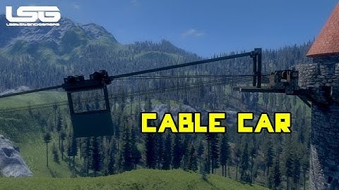 Medieval Engineers - Cable Car, Monorail Prototype