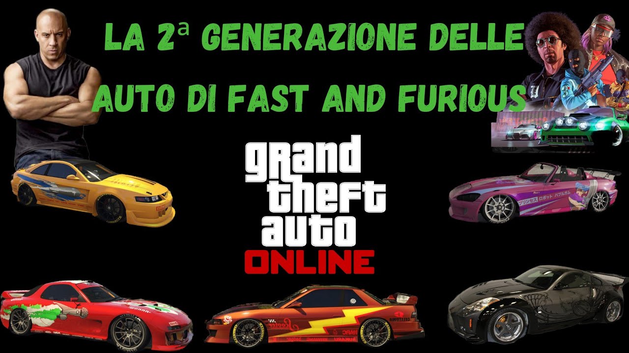 Le (nuove) auto di Fast and furious in Gta online 