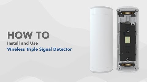 How to Install and Use Hikvision Wireless Triple Signal Detector