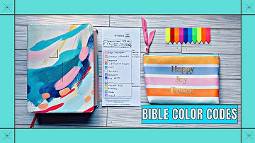 How I Annotate & Highlight In My Bible | My Bible Color Code System