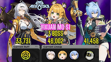 [ Zenless Zone Zero ] Yixuan M0 S1 Premium Team VS 3 Deadly Assault Boss | New Deadly Assault 2.2