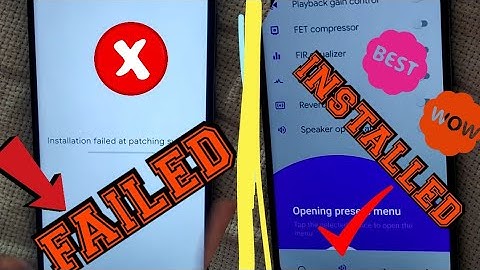 installation failed at patching system (100% work trick )