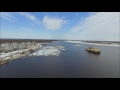 Разлив реки Надым 04.06.2017г.