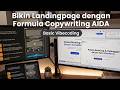 Landingpage dengan Formula Copywriting AIDA #vibecoding