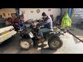 Crash Damaged Honda 350cc 4X4 Quad Bike Spares or Repair