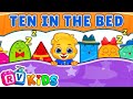 Ten In The Bed | 10 In The Bed and The Little One Said Roll Over | Nursery Rhymes &amp; Kids Songs