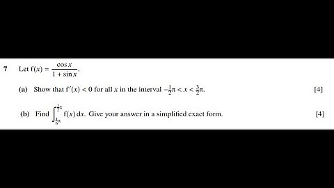 Q7 Solutions for CIE mathematics 9709 paper 31 June 2020 9709/31/m/j/20
