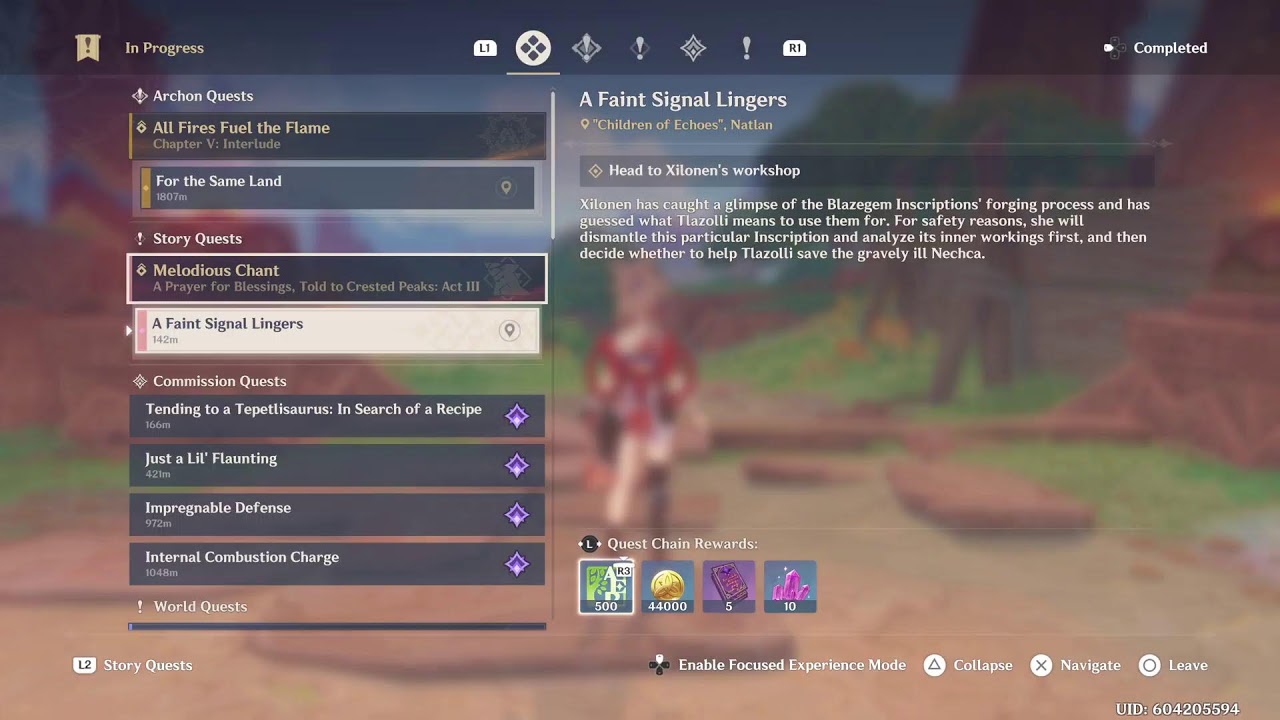 Genshin Impact Nanatzcayan: Children of Echoes Tribal Chronicles (cont)