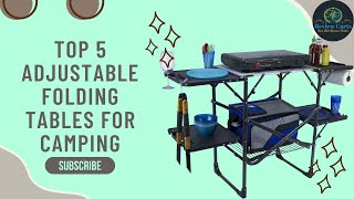 Best Camping Table 2023 | Top 5 Adjustable and Folding Camping Table on Amazon | Review Carts |