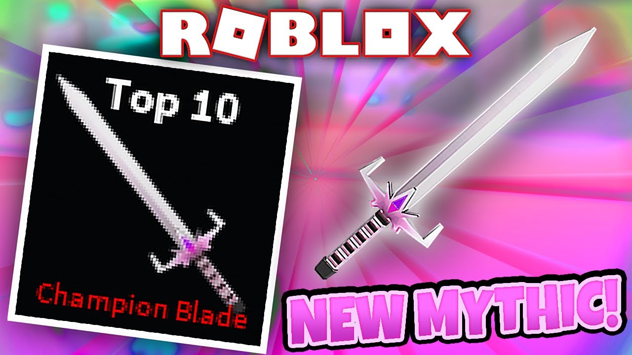 New Rarest Mythic Knife The Champion Blade Roblox Assassin Youtube - roblox assassin trading for champion blade