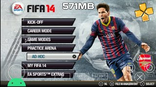 FIFA 14 PSP Game For PPSSPP Emulator On Android Mobile Device | Gameplay screenshot 3