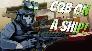 Spec Ops mission on a moving Cargo Ship! (ravenfield mods gameplay)