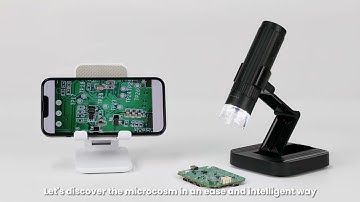 MatataStudio Intelligent Microscope M2C 2 Megapixel 400x 3 Adjustable brightness levels Collapsible