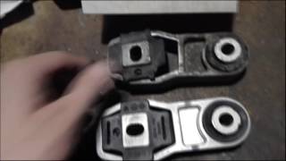 Saab 9-5 MY06 AT Front Engine Mount Old vs New