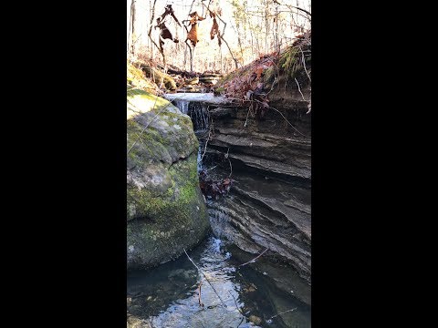 Short video of the creek on the 6.371 acres - Ozarks - ID#BH27