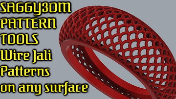 Saggy3dm Pattern Tools - 8 | create Jali on any surface