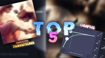 Top 5 smooth graphs || like AE || #alightmotion