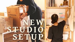 📦 Another Move!! · Setting Up My New Studio, Unpacking + More 🏡✨ · Artist Vlog by Minnie Small 32,974 views 2 years ago 10 minutes, 55 seconds