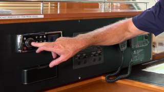 How To Use the Stereo System Aboard Your MarineMax Vacations Power Catamaran