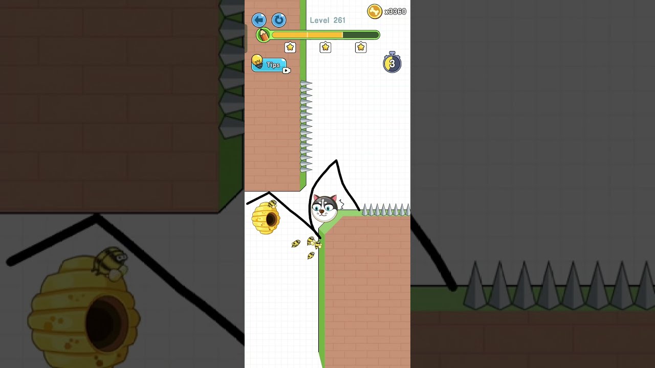 Game Save The Doge Level 261 Perfect 3 Stars Gameplay