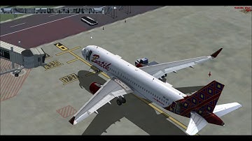 FSX - Aerosoft A320 Tutorial Part 1 (Preparation, Push Back & Start Engine)