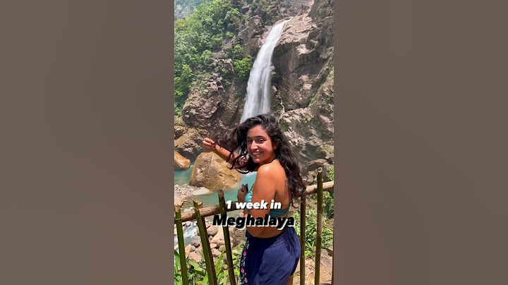 How I spent 1 week in Meghalaya | From waterfalls to living roots bridge | #shorts #travel #youtube