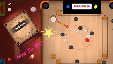 Offline Carrom Pool Game play| How to win|Simple way|C B Game3.0