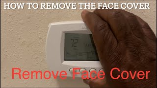 How to remove the face cover on your Honeywell Smart WiFi Thermostat by Welding and stuff 932 views 3 months ago 1 minute, 39 seconds