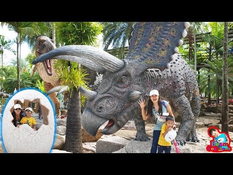 น้องบีม | ไดโนเสาร์ใหญ่ที่สุดในโลก เที่ยวชลบุรี สวนนงนุช Dinosaur