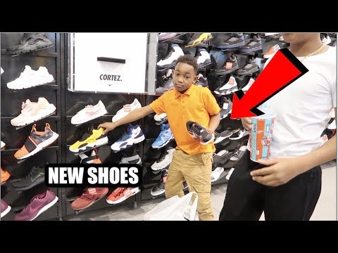 pranks to do on your mom TOOK THE KID'S SHOE SHOPPING AND OUT TO EAT!