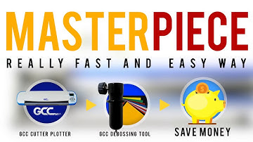 GCC i-Craft Cutter Plotter Tutorial -  Debossing and Embossing Tool