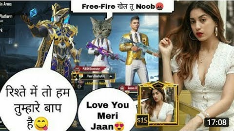 🤬😂 Random Gold digger 🤑Girl call me Noob and I challenge 1v3 Tdm - Pubg mobile | dynox gaming