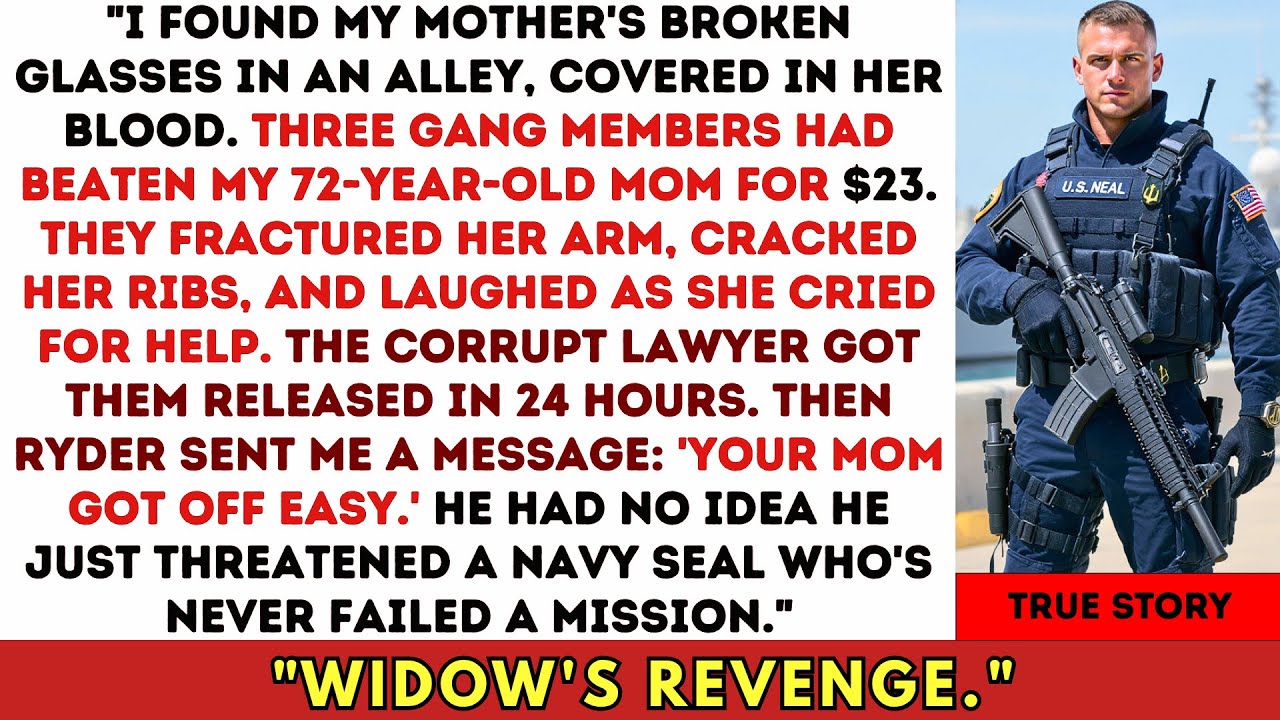 Gang Members Dragged an Elderly Widow Into an Alley—Not Knowing Her Son Was a Navy SEAL...