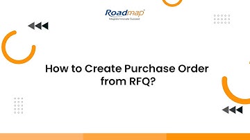How to Create Purchase order from RFQ