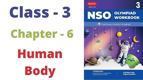NSO National Science Olympiad Class - 3 | C - 6 | Human Body |