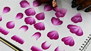 Learn How To make BASIC FLAT BRUSH STROKES | Beginners Guide to learn basics of 