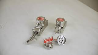 Safety By Design Tuner Keyless Locking System Deadbolt TS1-PB Single CYL Brass 