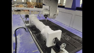 Acctek economic atc cnc router 5 axis for foam engraving