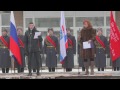 ТРАУРНЫЙ МИТИНГ В ГОРОДЕ ВОЛОСОВО В ЛЕНИНГРАДСКОЙ ОБЛАСТИ 11 ФЕВРАЛЯ 2017 ГОДА