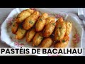 Pastis de bacalhau  food from portugal