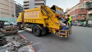龜山區垃圾車KEA-7283、533-UN雙垃圾車收運影片(桃園市環境清潔稽查大隊)