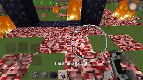 cách trang trí cổng địa ngục hình creeper