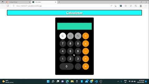 React Calculator || coding ninjas Skill test 1