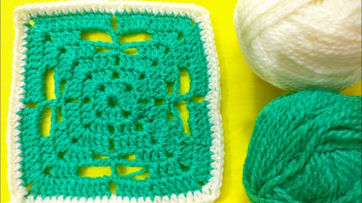 Easy Crochet Dragonfly Square Tutorial